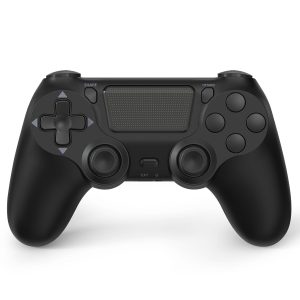 TIANHOO Wireless Controller for PS4/Slim/Pro, Gamepad with Vibration, Motion Sensing, Touchpad, Light Bar & 3.5mm Headphone Jack, Black